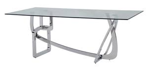 Modrest Adelaide Modern Stainless Steel & Glass Dining Table by VIG Furniture