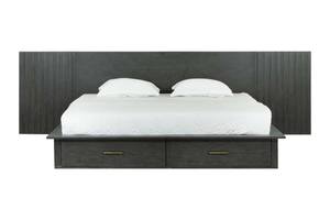 Modrest Manchester - Contemporary Platform Dark Grey Bed w/Drawers by VIG Furniture