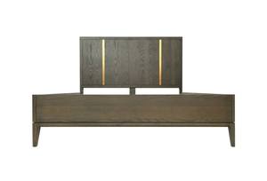 Modrest Oakley - Mid-Century Size Dark Brown Bed by VIG Furniture