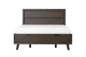 Modrest Roger - Mid-century Acacia Bed by VIG Furniture