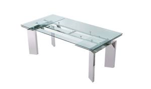 Modrest Viking - Modern Extendable Glass Dining Table by VIG Furniture