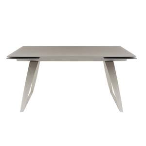 Modrest Pittson - Modern Extendable Grey Glass Dining Table by VIG Furniture