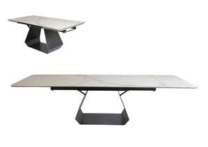 Modrest Howell - Modern White Ceramic Extendable Dining Table by VIG Furniture