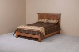 Pioneer Bed w/Low Profile Footboard by Viking Log Furniture