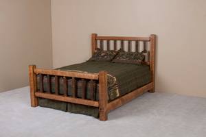 Hickory Jack Sawtooth Hickory Bed by Viking Log Furniture