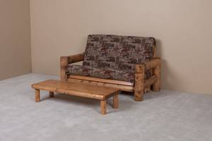 Barnwood Futon Frame Chair by Viking Log Furniture