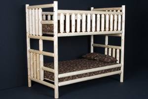 Log Bunk Bed by Viking Log Furniture