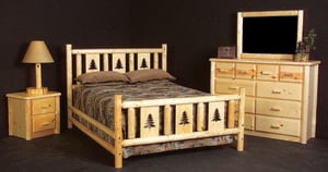 Montana Conventional Headboard by Viking Log Furniture