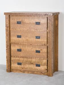 Barnwood 4 Drawer Chest by Viking Log Furniture