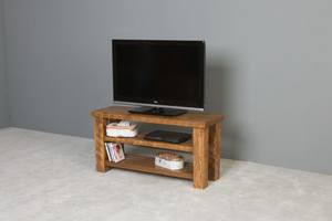 Barnwood 48" Wide Open TV Stand by Viking Log Furniture
