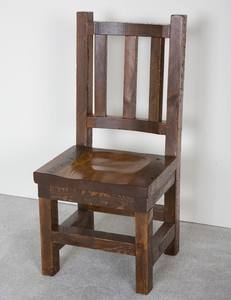 Barnwood Saddle Seat Dining Chair by Viking Log Furniture