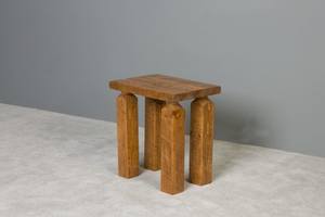 Barnwood Bedside Table by Viking Log Furniture