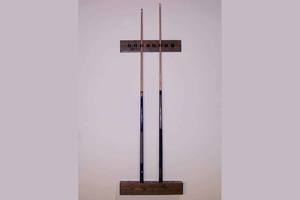Barnwood Wall 2 Piece Cue Rack by Viking Log Furniture