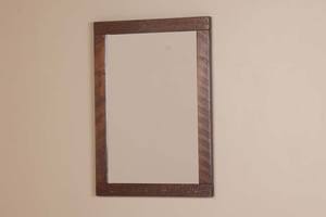 Barnwood Wall Mirror by Viking Log Furniture