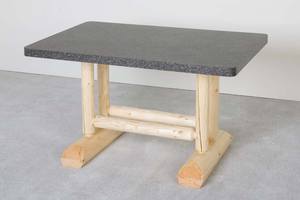 Log 7" Formica Dining Table 42"x84" by Viking Log Furniture