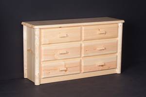 Northwoods 6 Drawer Dresser by Viking Log Furniture