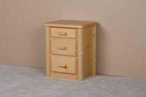 Northwoods 3 Drawer Nightstand by Viking Log Furniture