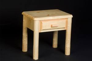 Northwoods 1 Drawer Night Table by Viking Log Furniture