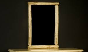 Wilderness Clear Wall Mirror by Viking Log Furniture