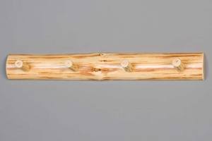 Log 36" Wall Coat Rack by Viking Log Furniture