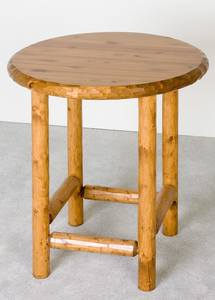 Log Pub Table by Viking Log Furniture