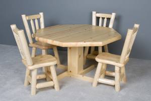 Log Poker Table by Viking Log Furniture