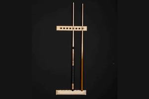 Log 2 Piece Wall Cue Rack by Viking Log Furniture