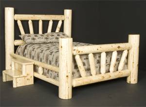 Starburst Bed by Viking Log Furniture