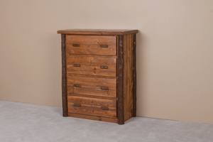 Sawtooth Hickory Honey Pine 4 Drawer Chest by Viking Log Furniture