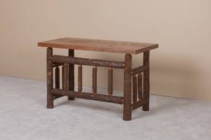 Sawtooth Hickory Honey Pine 48" Writing Desk by Viking Log Furniture