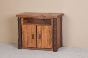 Sawtooth Hickory 36" TV Stand by Viking Log Furniture