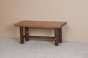 Sawtooth Hickory Honey Pine Coffee Table by Viking Log Furniture