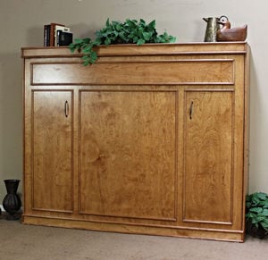 Portola Horizontal Queen Size Wall Bed by Wallbeds