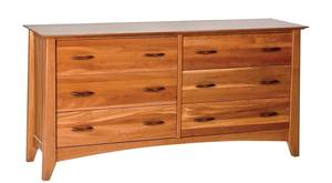 Willow 6 Drawer Dresser Natural by Comfort Pure