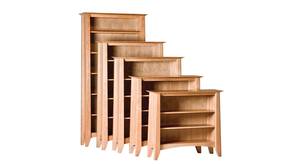 Willow 33 Inch Bookcase Natural by Comfort Pure