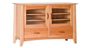 Willow 50 Inch Deluxe Media Cabinet Natural by Comfort Pure
