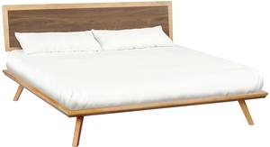 Addison King Adjustable Headboard Platform Bed, Duet by Wittier Wood Furniture