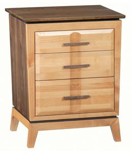 Addison 3-Drawer Nightstand, Duet by Wittier Wood Furniture