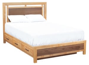 Addison Full Panel Storage Bed, Duet by Whittier Wood Furniture