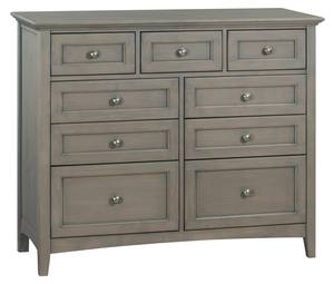 McKenzie 9-Drawer Dresser, Fieldstone by Wittier Wood Furniture