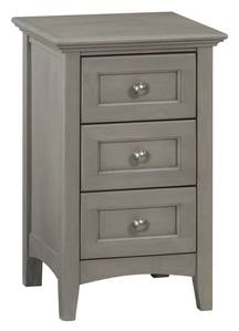 McKenzie Small 3-Drawer Nightstand, Fieldstone by Whittier Wood Furniture