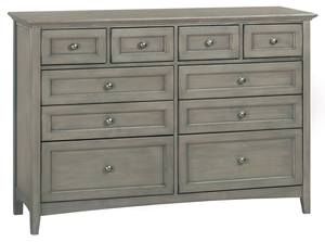 McKenzie 10-Drawer Dresser, Fieldstone by Wittier Wood Furniture