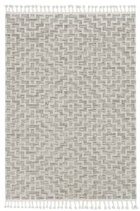 Willow Ivory Grey Geo Area Rug by KAS Rugs