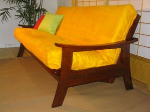Kyoto Futon Frame Dark Cherry by Prestige