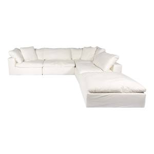 Clay Dream Modular Sectional Livesmart Fabric Cream by Moe's Home Collection