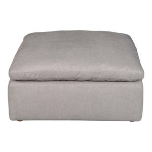 Terra Condo Ottoman Livesmart Fabric Light Grey by Moe's Home Collection