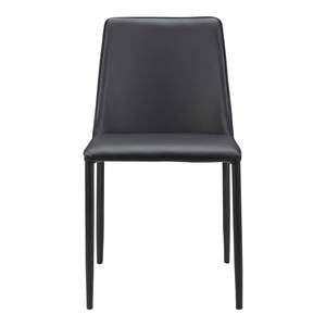Nora Pu Dining Chair Black (Set of 2) by Moe's Home Collection