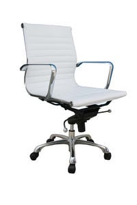 Comfy Low Back Office Chair White by J&M