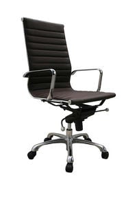 Comfy High Back Office Chair Brown by J&M
