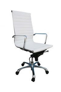 Comfy High Back Office Chair White by J&M